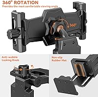 Vista 7 de KDD Car Headrest Tablet Holder Mount, 360°Adjustable iPad Stand for Car Back Seat and Desk, Road Travel Essentials Accessory Compatible with iPad