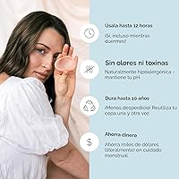 Vista 4 de Saalt Disco menstrual – Silicona suave, flexible y reutilizable de grado médico – Uso 12 horas – Muesca de extracción – Dos tamaños – Copa menstrual