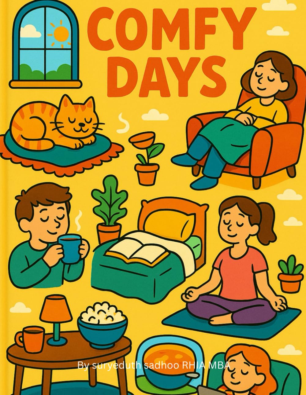 Comfy Days: Warm Moments, Cozy Vibes & Relaxing Scenes for Screen-Free Creativity
