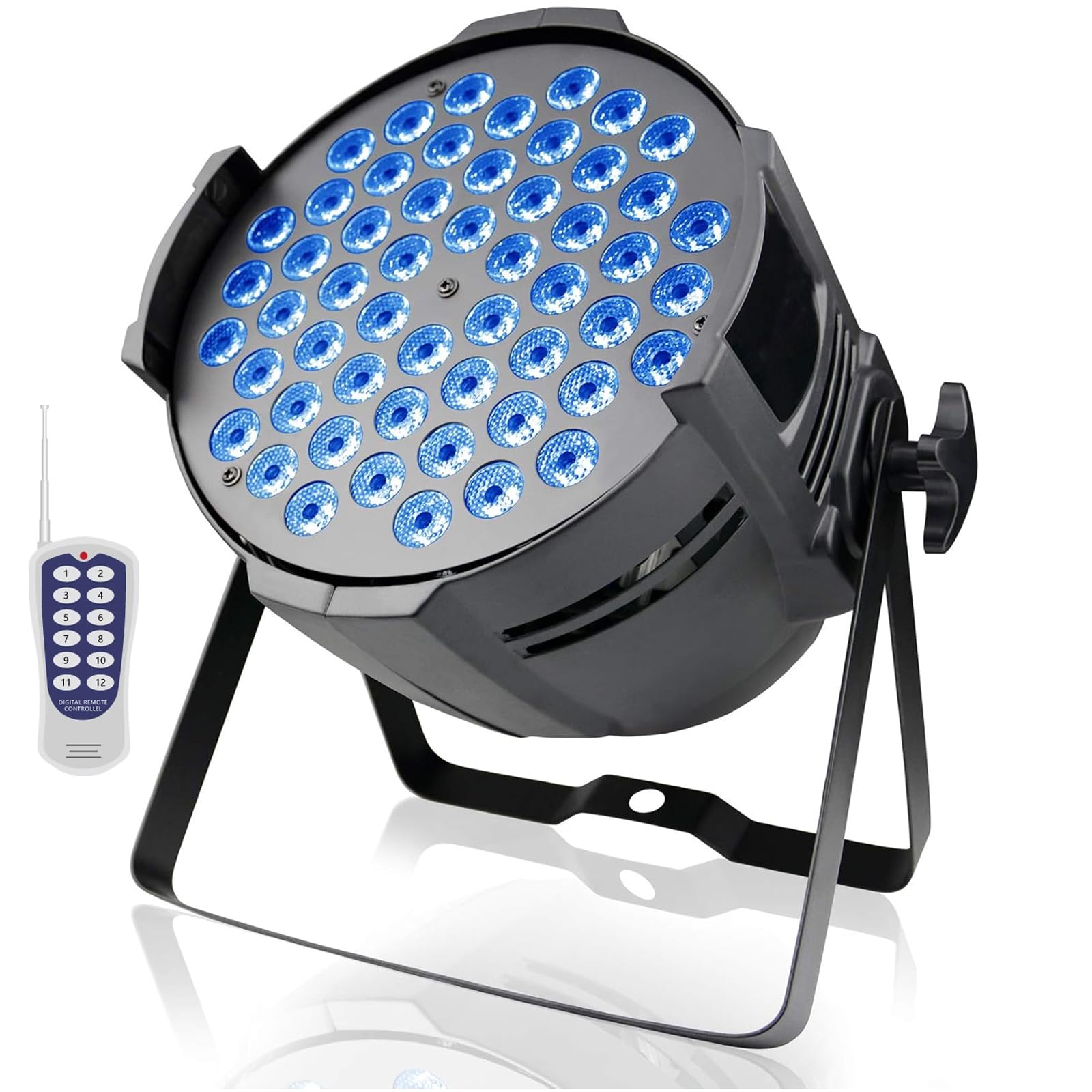 Projecteur LED par 64 rgbw 56 LED avec contrôle DMX pour scène et soirée