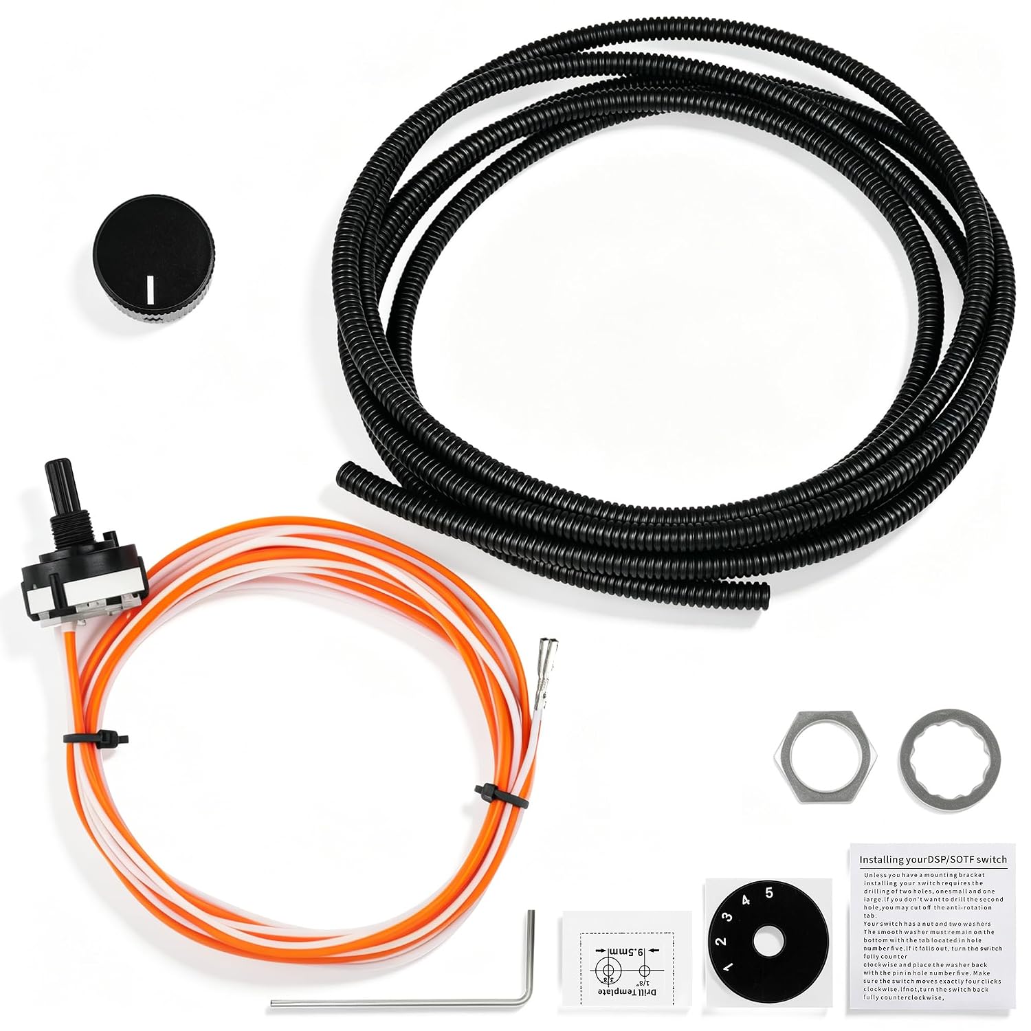 SOTF Switch for 2011-2016 GM Duramax LML, DSP5 5-Position Shift-On-The-Fly Fuel Temp Switch with Connector