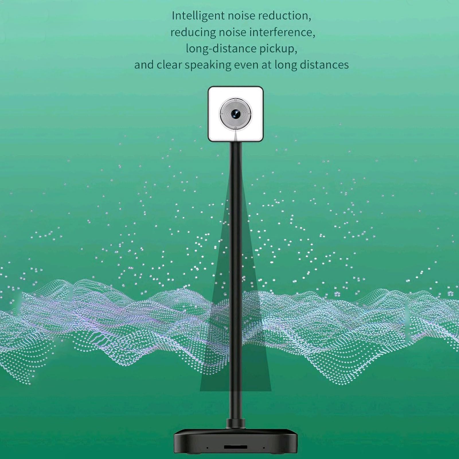 Jectse 4K-USB-Dokumentenkamera, 12 MP HD-Webcam mit Drehbarer Halterung für Wins für OS
