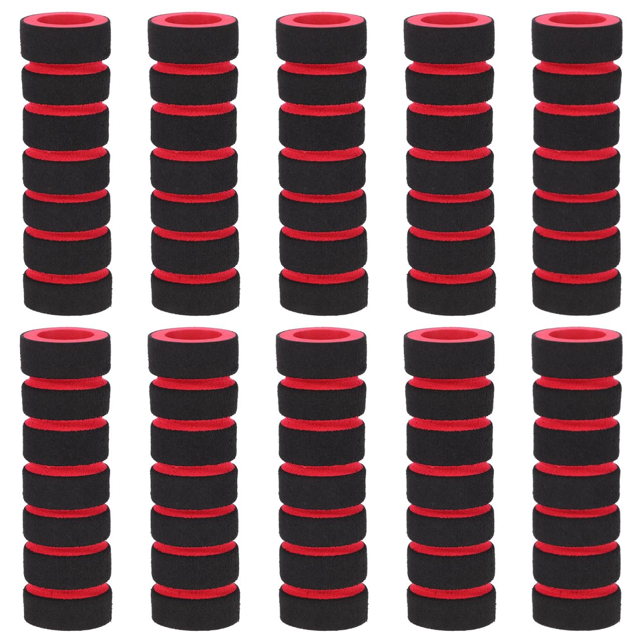 Toddmomy Foam Grip Covers 10Pcs Soft Sponge Sleeve 4.3 Inch Replacement Pads for Gym Equipment Handles Fitness Accessories for Exercise Machines