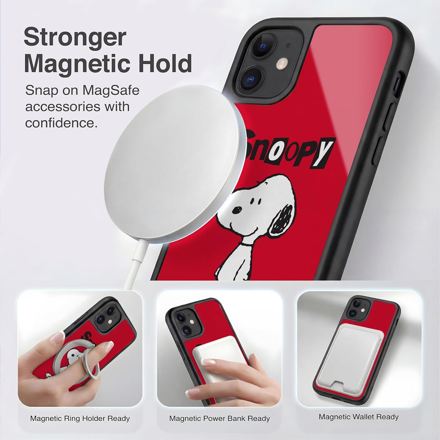Head Case Designs Officially Licensed Peanuts Snoopy Characters Gel Armor Case [Military Grade Drop Protection] Compatible with Apple iPhone 11