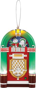 Mr. Christmas Mini Juke Box Ornament - Green
