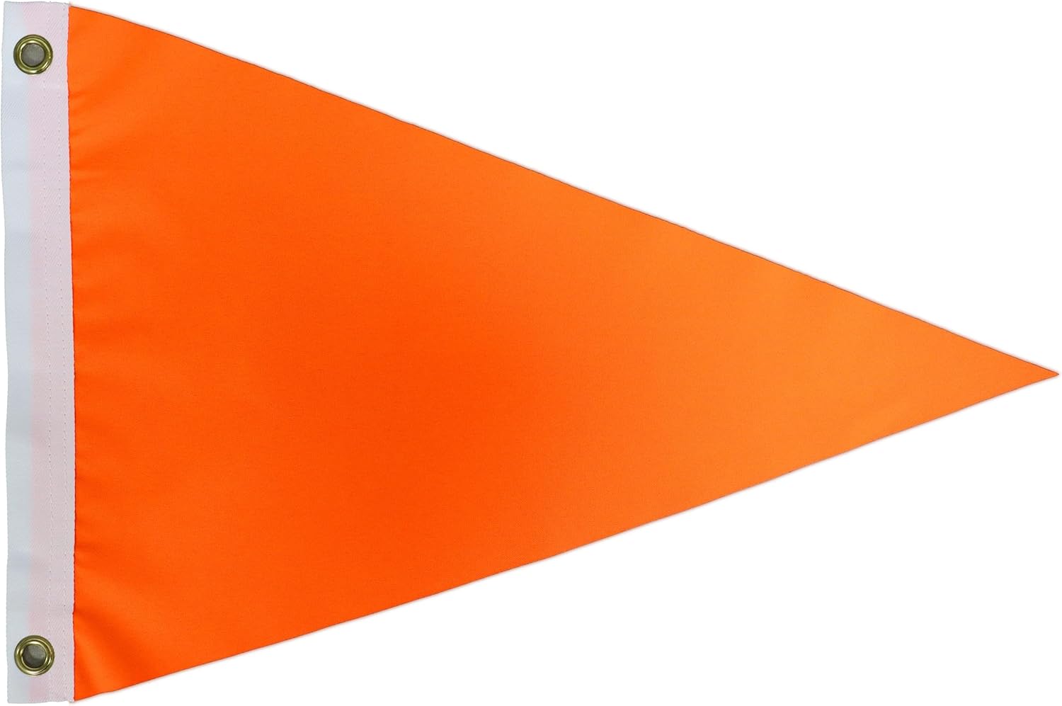 5Pack Orange Safety Flag 12x18 Inch -Longest Lasting 210D | Tear-Resistant Waterproof | Attention Safety Triangle Flags Decoration Gift Boat UTV ATV Car Bike Yacht Warning Banner