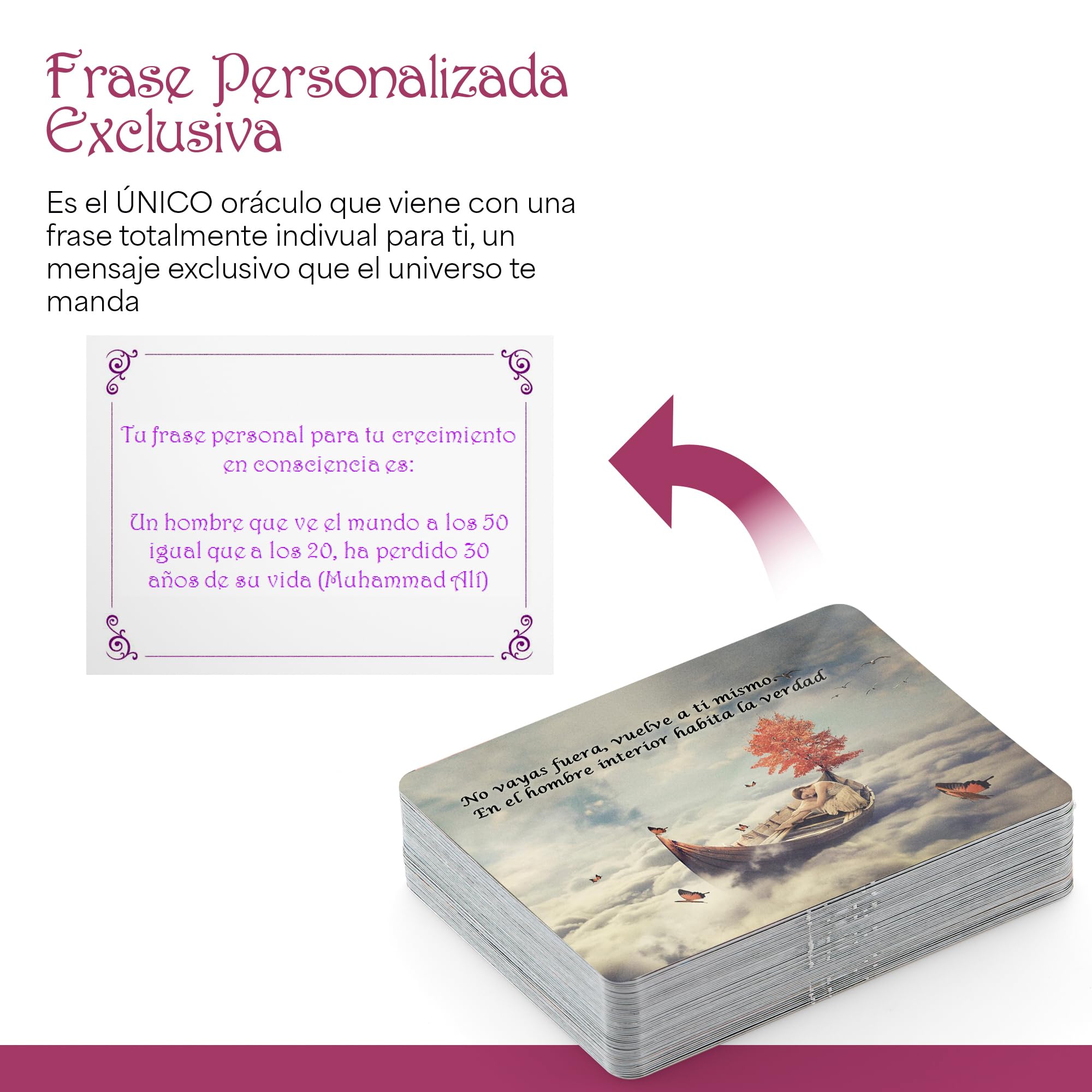 Oráculo de la Consciencia – Cartas en Español con Mensaje Personalizado y Sabiduría Interior | Meditación, Reflexión y Autoconocimiento | Ideal para Principiantes y Personas con Enfoque Espiritual