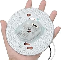 Vista 8 de Kit de actualización de luz LED de ventilador de techo de 5.12 pulgadas, 18 W, 2100 lm, placa PCB de repuesto 5CCT 3000K 3500K 4000K 5000K 6000K