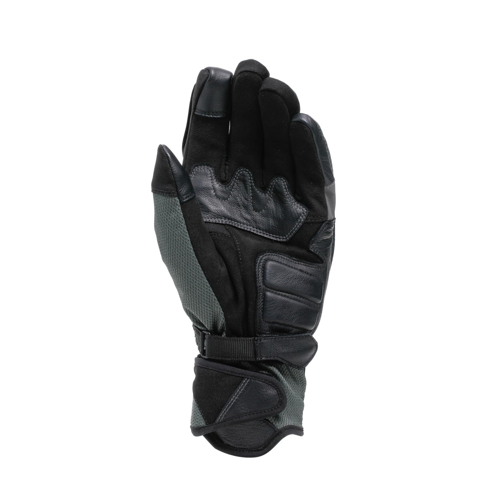 Dainese - Teyde Gore-Tex Gloves, wodoodporne rękawice motocyklowe, męskie, czarne/zieleń wojskowa, XS