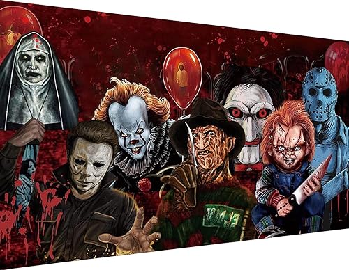 Pintura de Halloween por números para adultos, kit de pintura grande de terror por números para principiantes, pintura al óleo de color acrílica