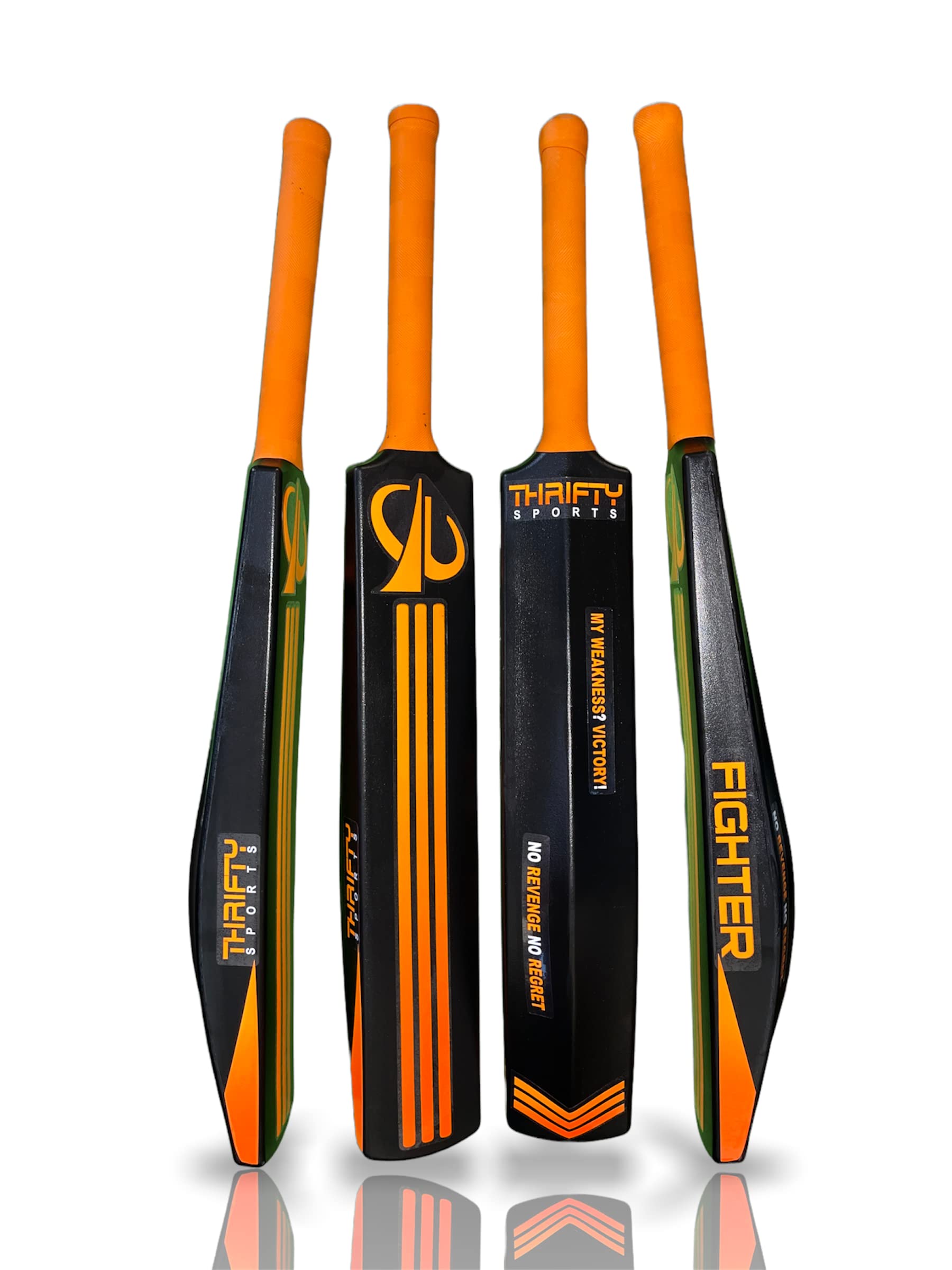 Thrifty Sports Heavy Duty Plastic Cricket Bat,Full Size (34” X 4.5”inches) Premium Bat for All Age Groups – Kids/Boys/Girls/Adult (Black Full Size 8(15+yrs) Orange) (B0B5RHK9DF) Amazon Price History, Amazon Price Tracker