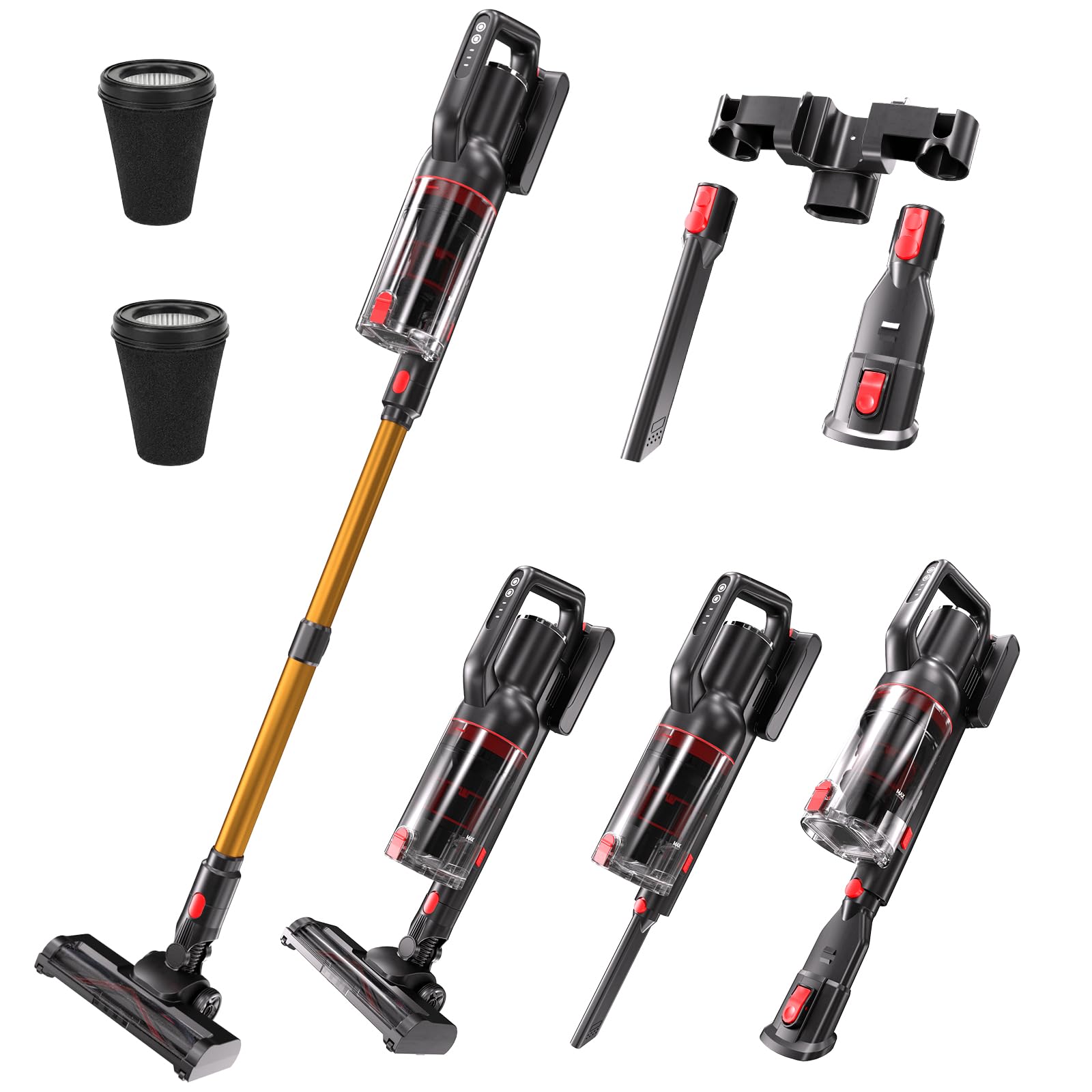 ASKGIFT Cordless Vacuum Cleaner – Featuring a Tangle-Free Design and a Battery Life of up to 45 Minutes, Suitable for a Variety of Floor Types, Including Carpets and Hard Floors. - 2