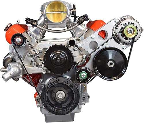 Miniatura 3 de ICT Billet Tensor de correa manual con polea compatible con Corvette CTS-V G8 CTSV Z06 LS7 Aluminio LS1 LS2 LS3 LS6 Fabricado en los Estados Unidos