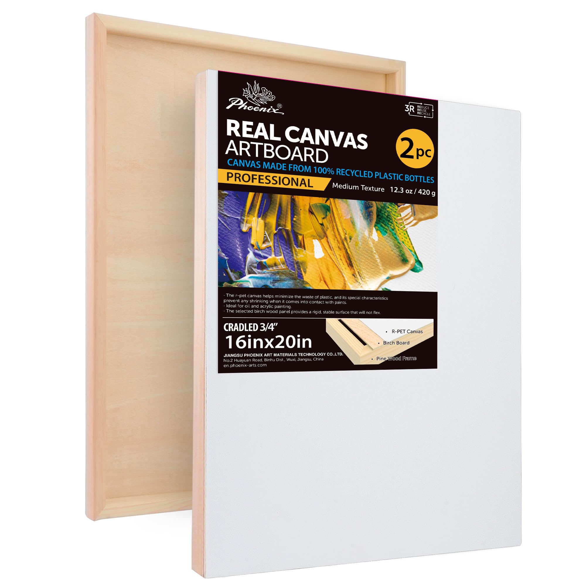 mignon アクリルボード　MNA-16 Amazon.com: PHOENIX Anti-Shrink Art Board - 16x20 Inch / 2 Pack