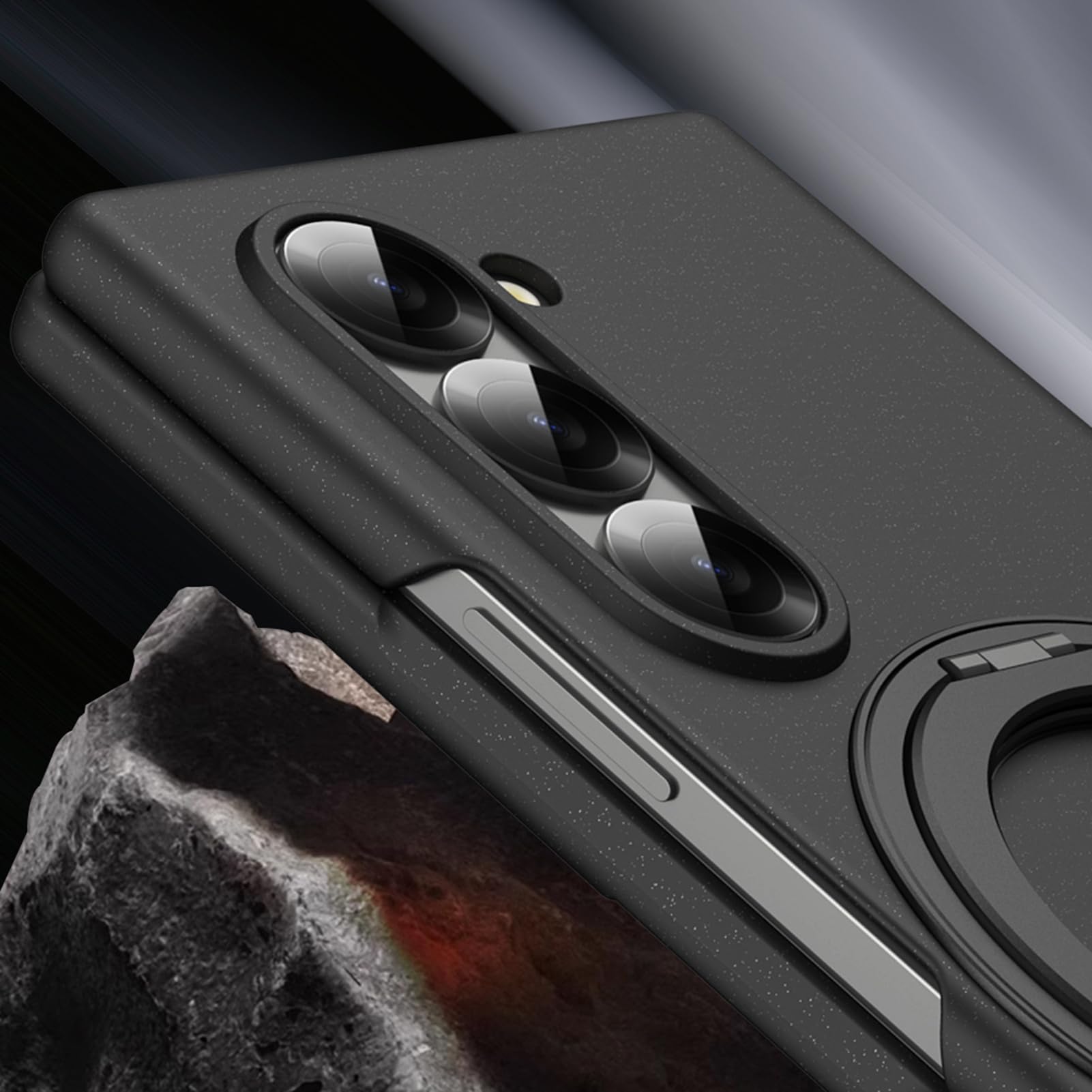 Custodia Sottile Per Samsung Galaxy Z Fold 8 Ultra, Magnetica Anello
