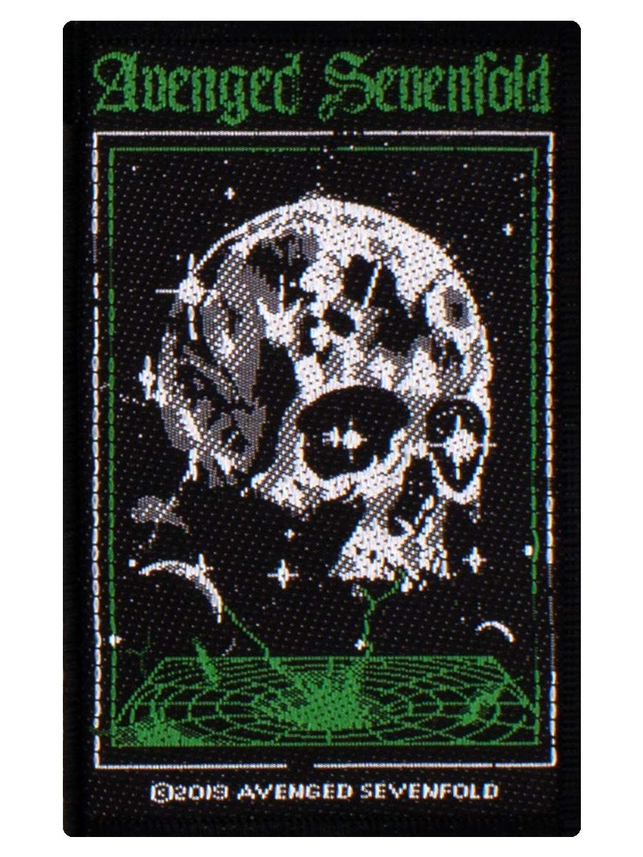 Avenged Sevenfold Vortex Skull Patch Black 6.5 x 10cm
