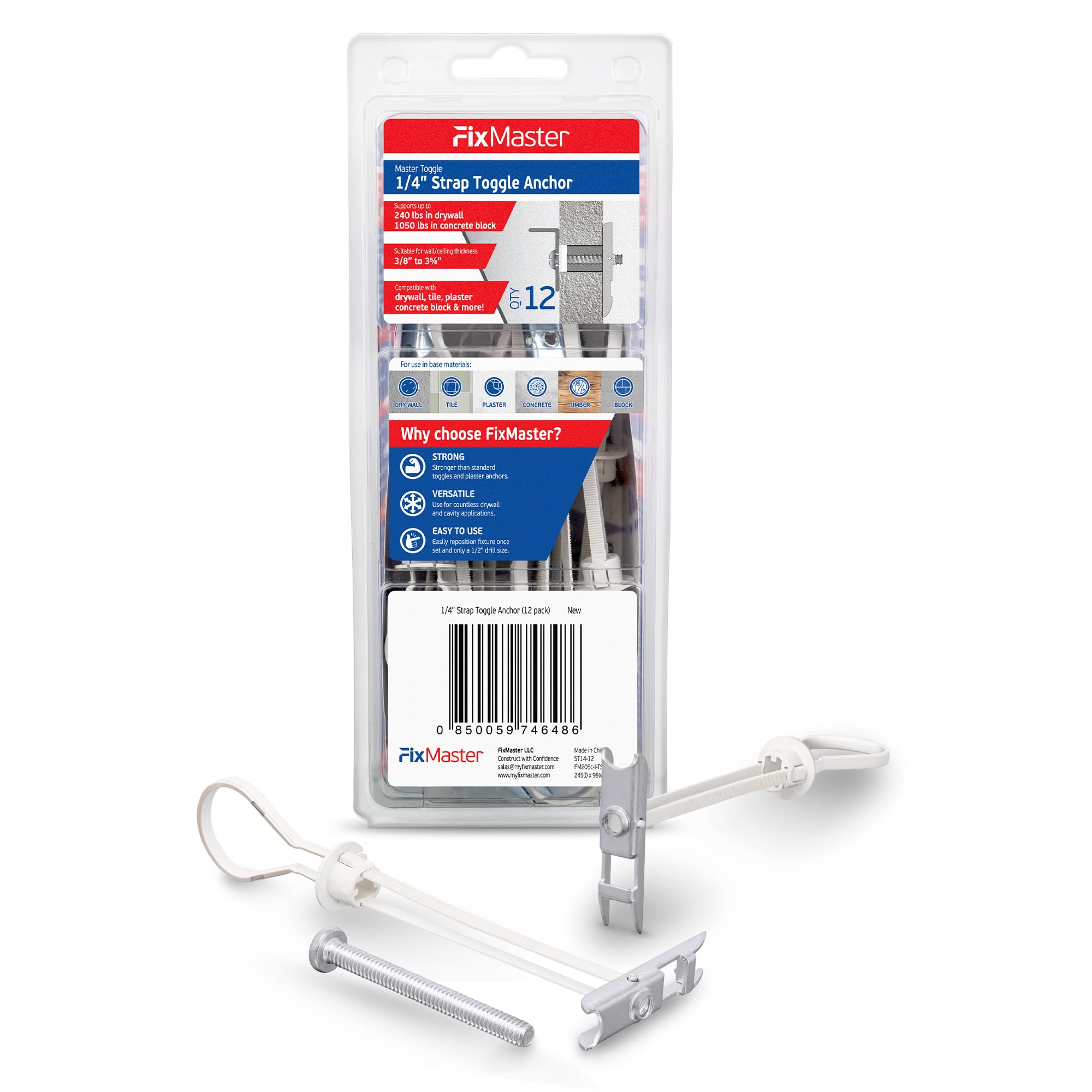 Heavy Duty Toggle Bolts - Secure TV & More -1
