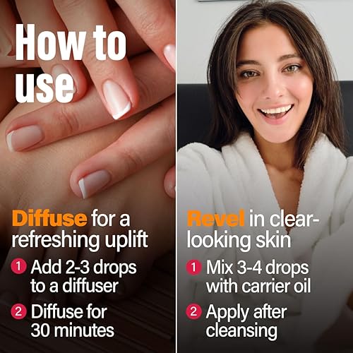 Miniatura 6 de Aceite de orégano para uñas de los pies y romero para el crecimiento del cabello, juego de aceites esenciales 100% puros de grado terapéutico, 2 x 1