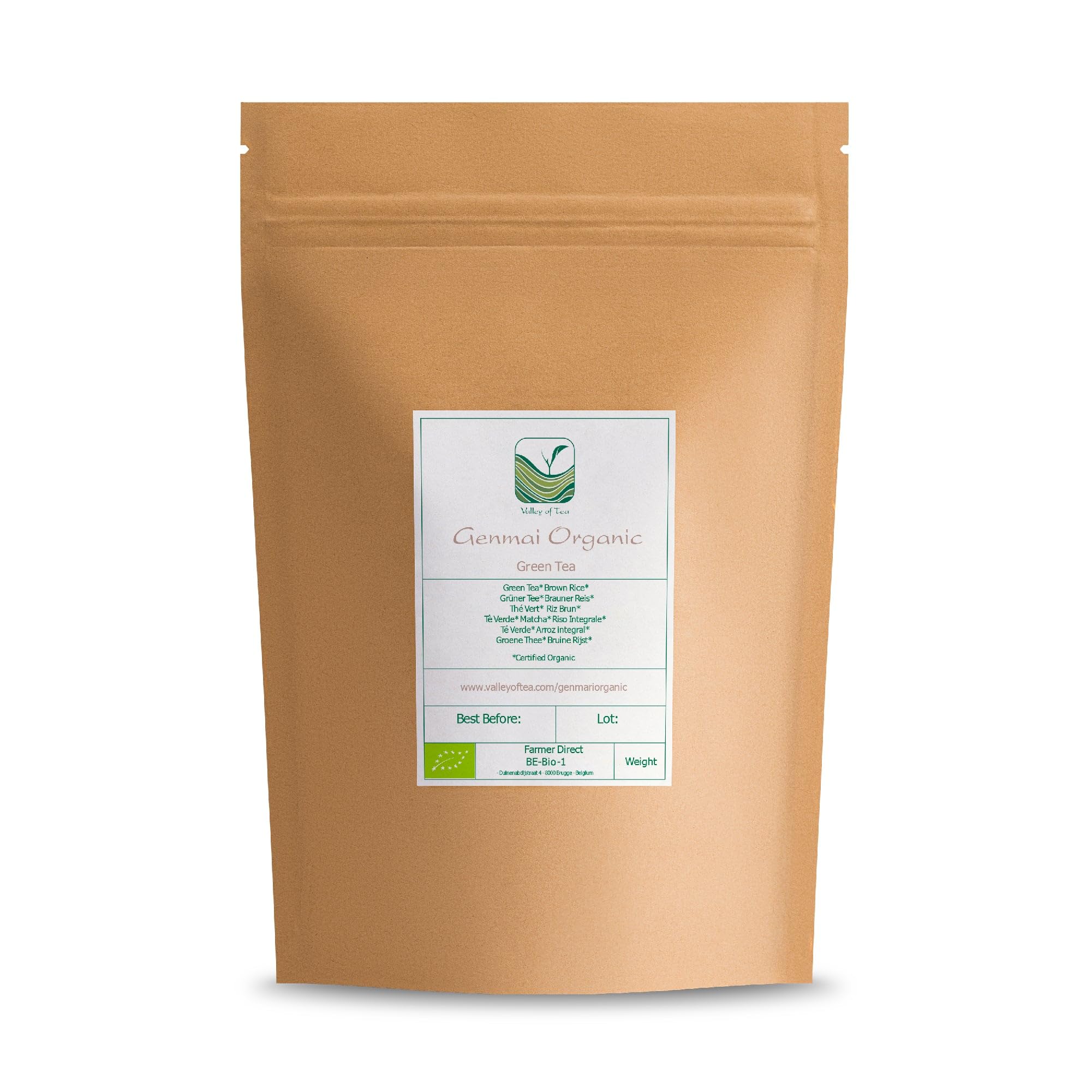 Genmaicha Japanese Rice Tea - Green Genmai Cha Directly From Japan - Toasted Brown Rice Popcorn Tea