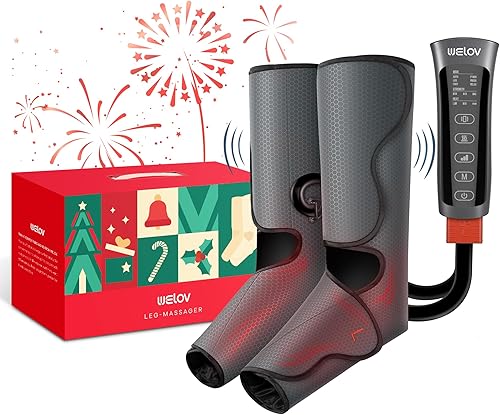 WELOV Leg Massager for Circulation and Pain Relief, Christmas Gifts for Dad Mom Men Women, Compression Boots for Foot, Leg and Calf, Helpful for disponible en Yaxa Colombia