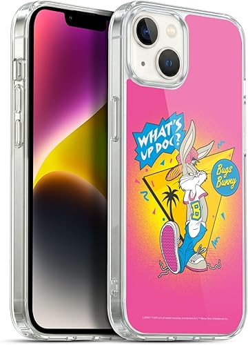 Miniatura 159 de Head Case Designs Funda de gel suave con licencia oficial de Looney Tunes Retro Bugs Bunny compatible con Apple iPhone 11 Pro Max Retro,Blanco y