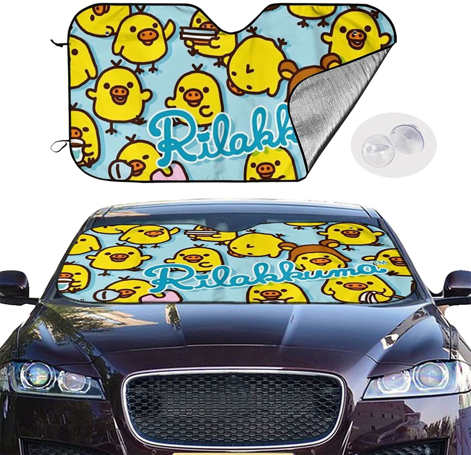 Amazon.co.jp: リラックマ キイロイトリ 【サンシェード 車 用