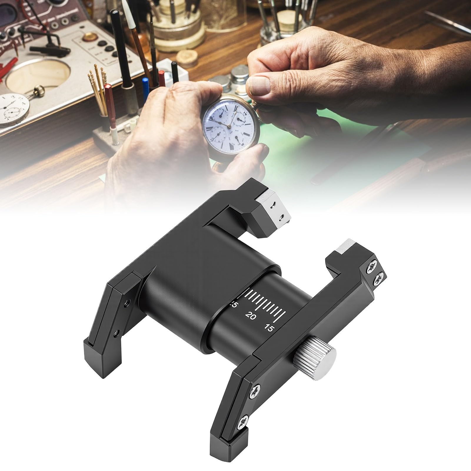 Herramienta para Quitar Pulseras de Relojes en Forma de U, Alicates para Quitar Relojes, Pinzas con Barra de Resorte Elástica, Ideal para Reparación y Mantenimiento de
