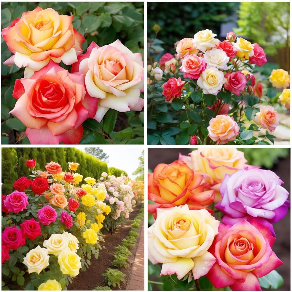 Rose Seeds 308pcs – Perennial Flowers for Pots, Balconies & Garden Beds – Easy Care,...