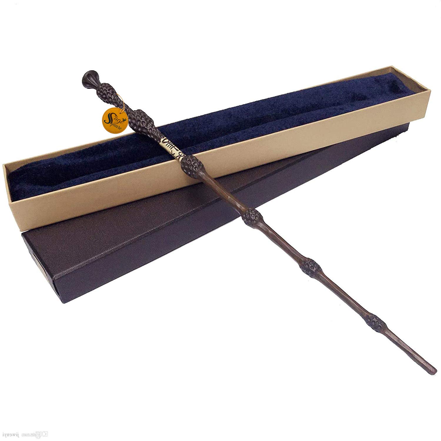 Sage Square Handcrafted Classic Metal Core Dumbledore Magic Wand, Wizard Collectible Stick, Cosplay Accessory (40 cm Long, Multicolour) (B08XB3G6W3) Amazon Price History, Amazon Price Tracker