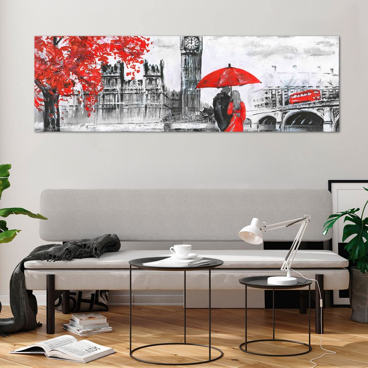 Tableau Sur Verre ARTTOR 160x50cm - Impression Graffiti Moderne - Décoration Murale