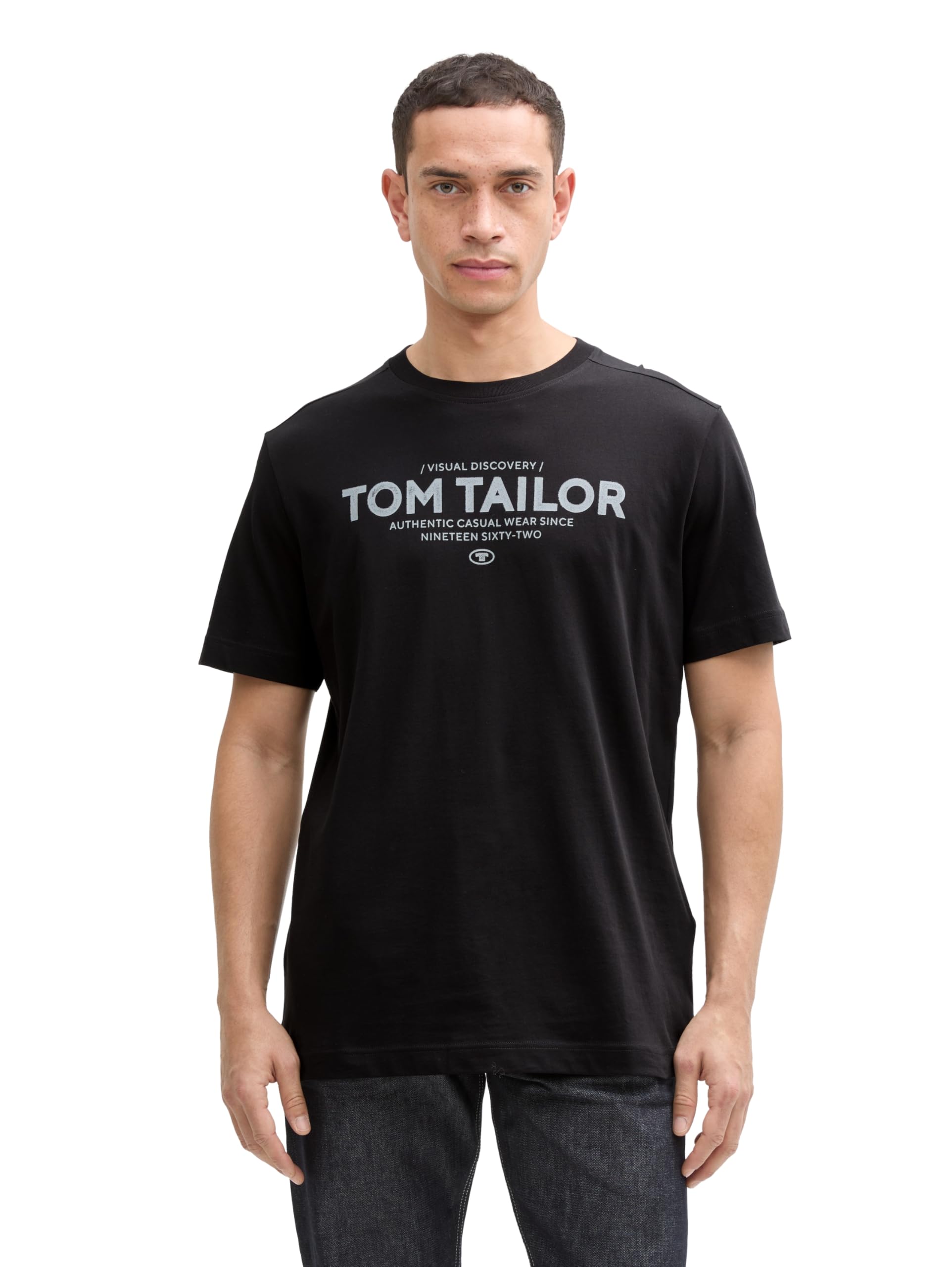 TOM TAILOR Hoodie Sweatshirt mit Halbarm, Whisper White, XXS
