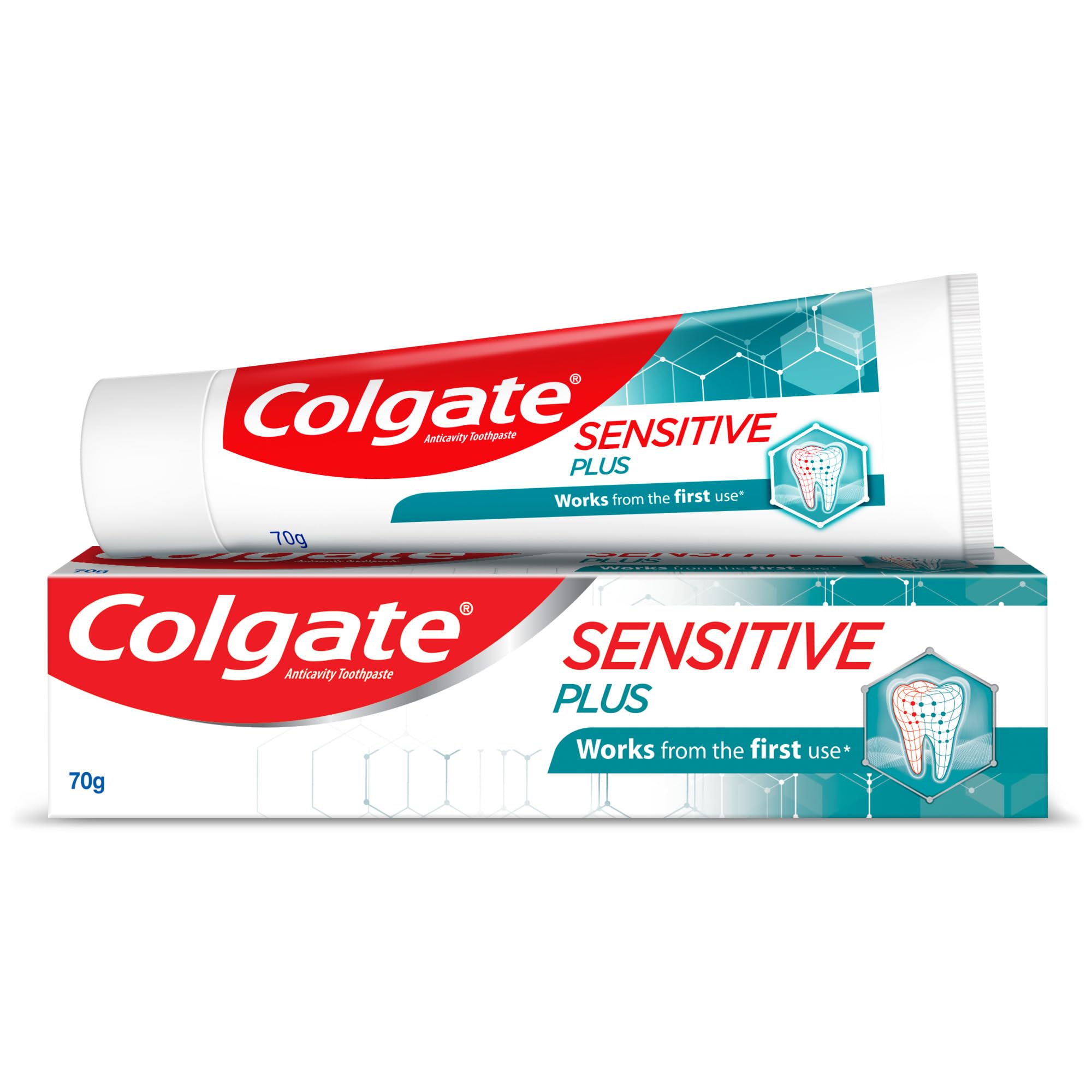 Colgate Sensitive Plus Relief Toothpaste, 70G, With Pro-Argin Technology, Clinically Proven Formula Provides Instant Relief Tooth Paste For Instant & Lasting Sensitivity Relief