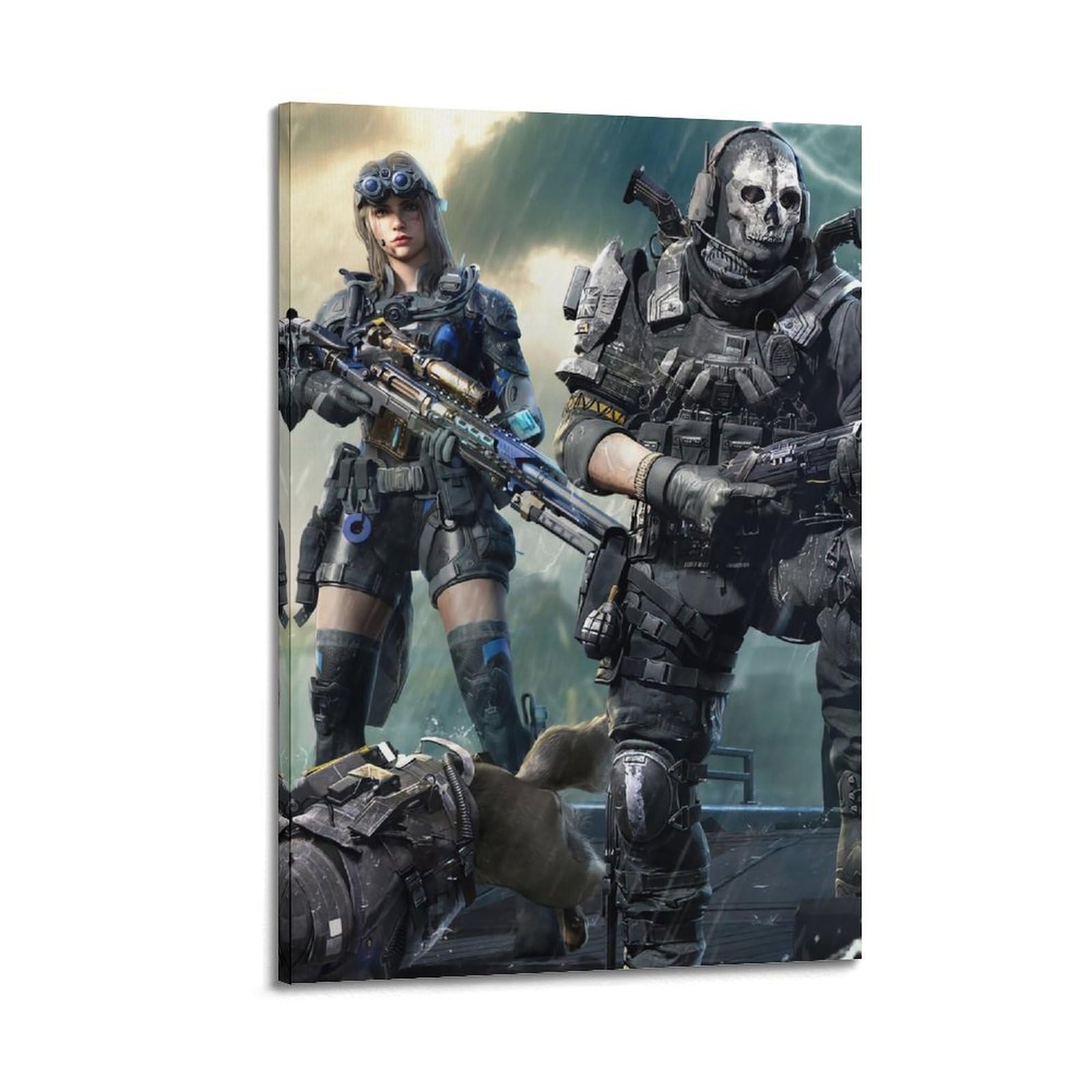 YIHAIKAI Game Poster Call of Duty Black Ops Cold Duty Poster Decorative Painting Canvas Wall Posters And Art Picture Print Modern Family Bedroom Decor Posters 12x18inch(30x45cm)