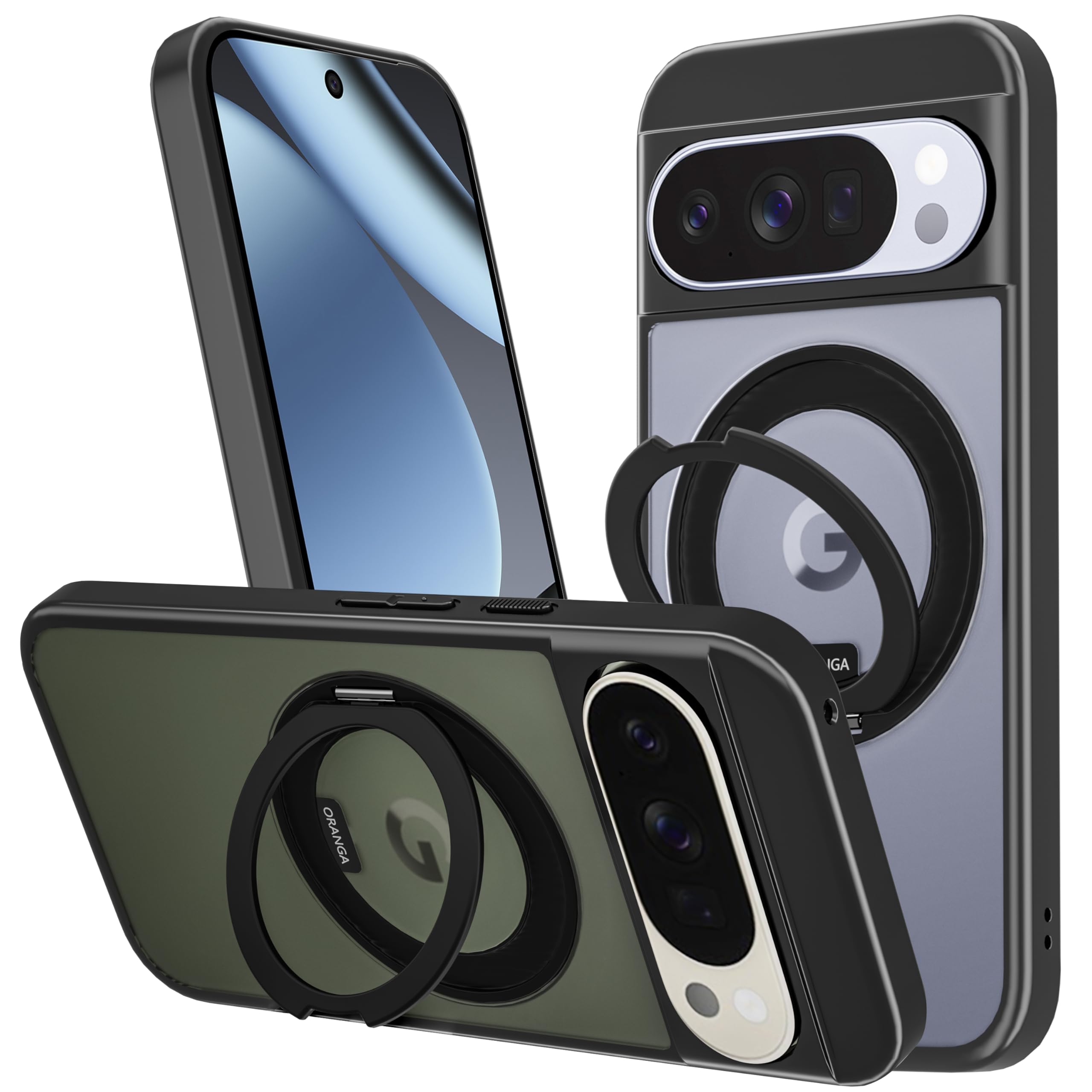 Amazon.co.jp: ORANGA Google Pixel 10 Pro XL 用ケース 【360度回転