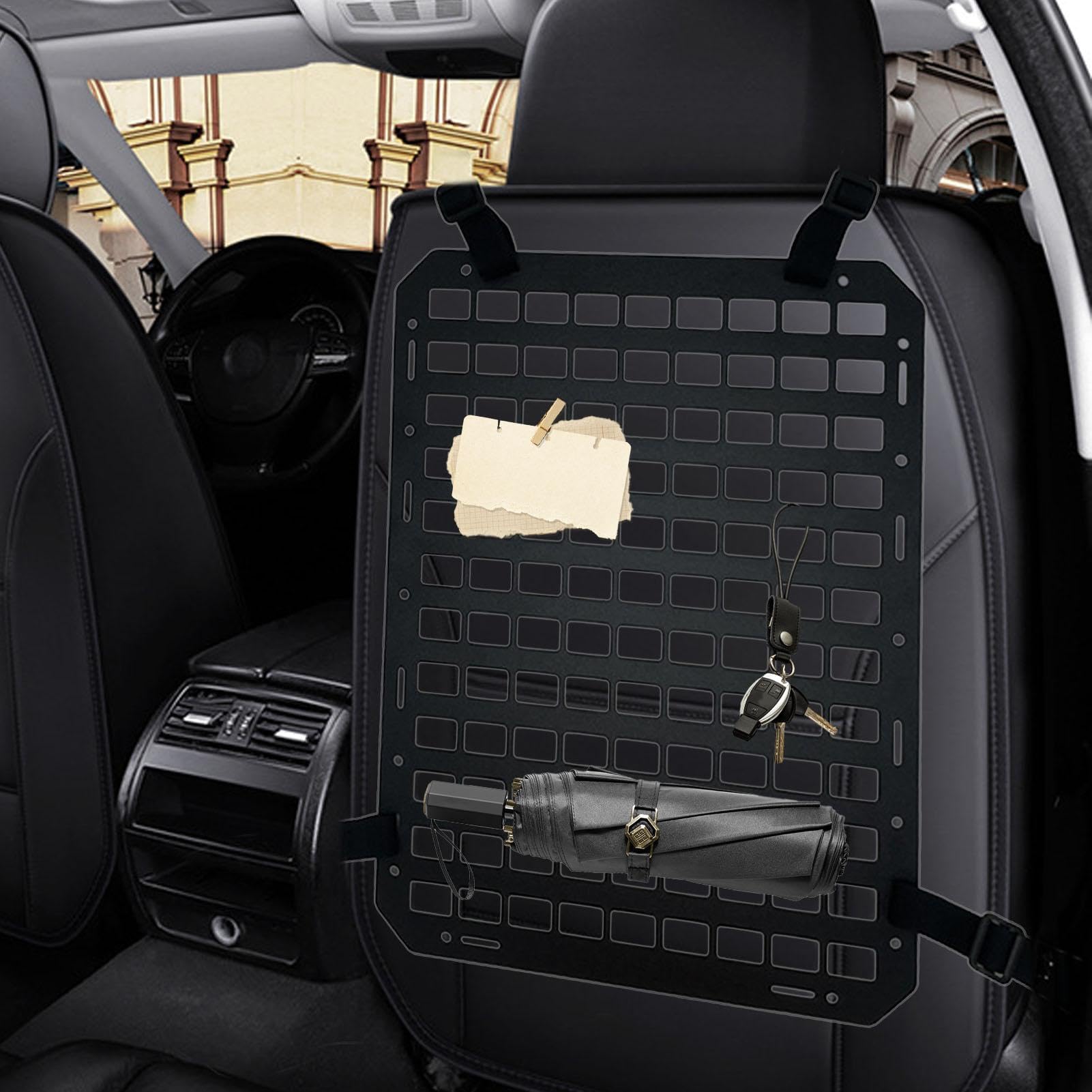 Austin Organizer per auto – Organizer per sedili posteriori per bambini, impermeabile, per sedili posteriori 'auto, pieghevole con diversi scomparti, organizer per sedili anteriori, per la maggior