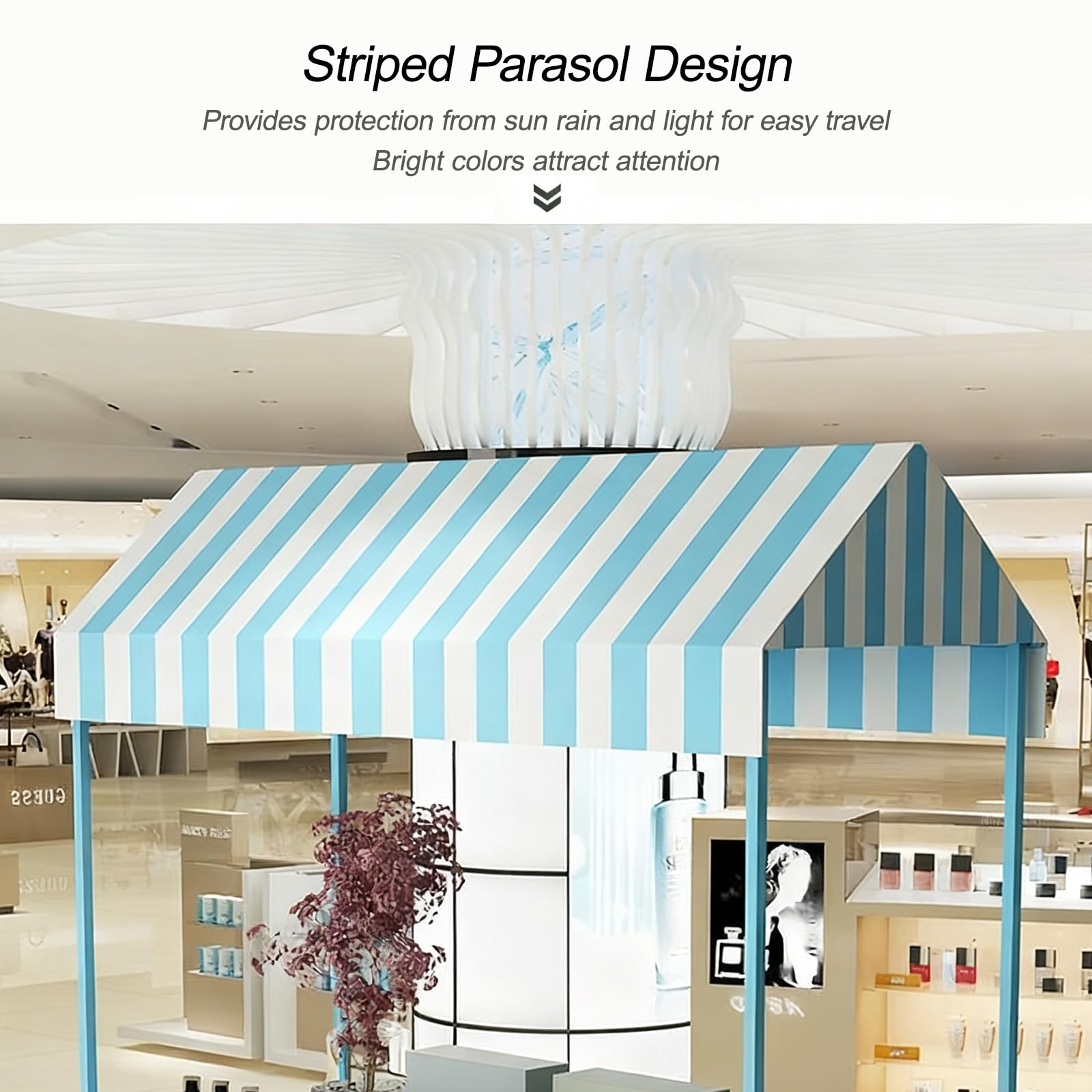 Carrello commerciale all'aperto del venditore - Carrello di cibo da strada e dessert con ruote per mercati, festival ed eventi - Cibo portatile ll per il successo aziendale