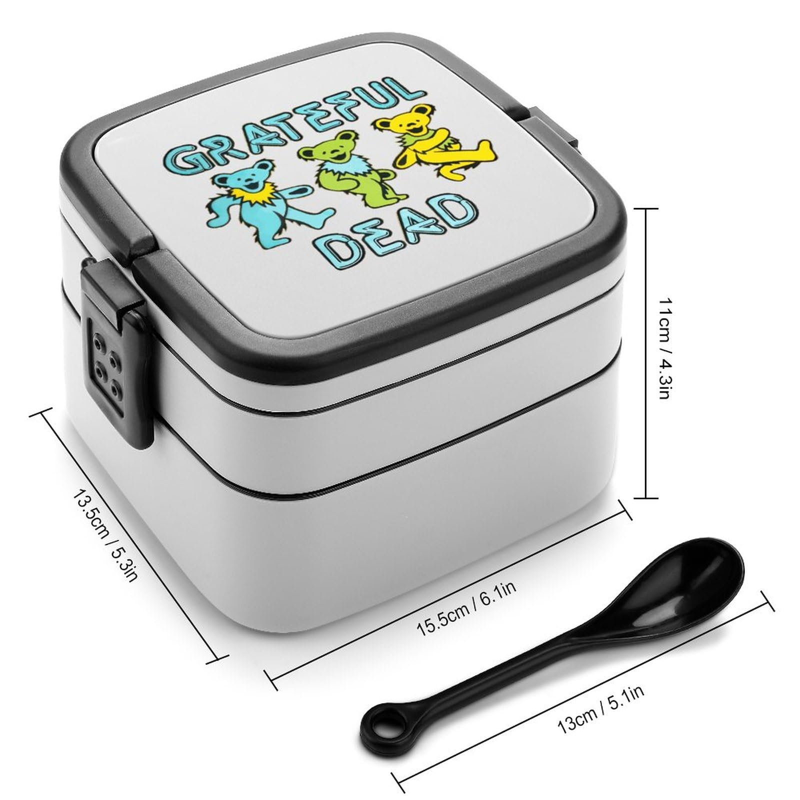 Amazon | グレイトフルデッド バンド カラフル 絵画 ランチボックス