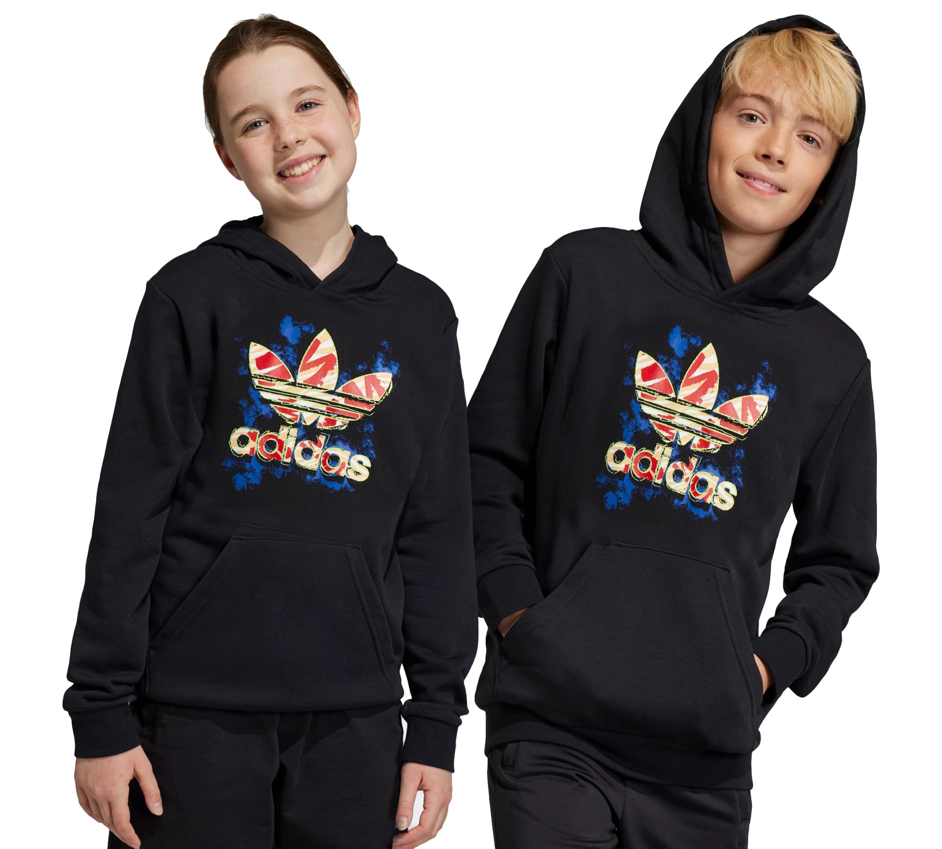 adidas Originals Trefoil Hoodie Felpa Unisex - Bambini (Pacco da 1)
