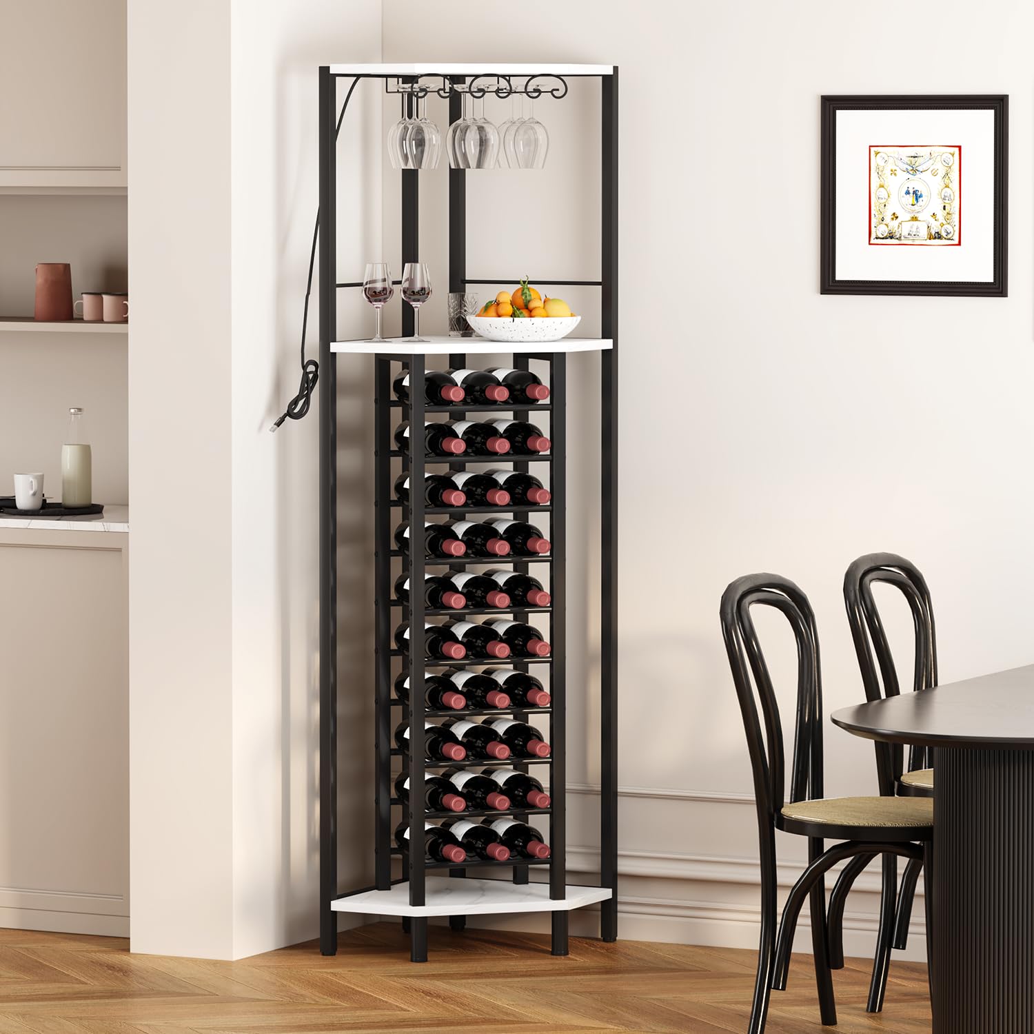 Snapklik.com : Homeiju Corner Wine Rack