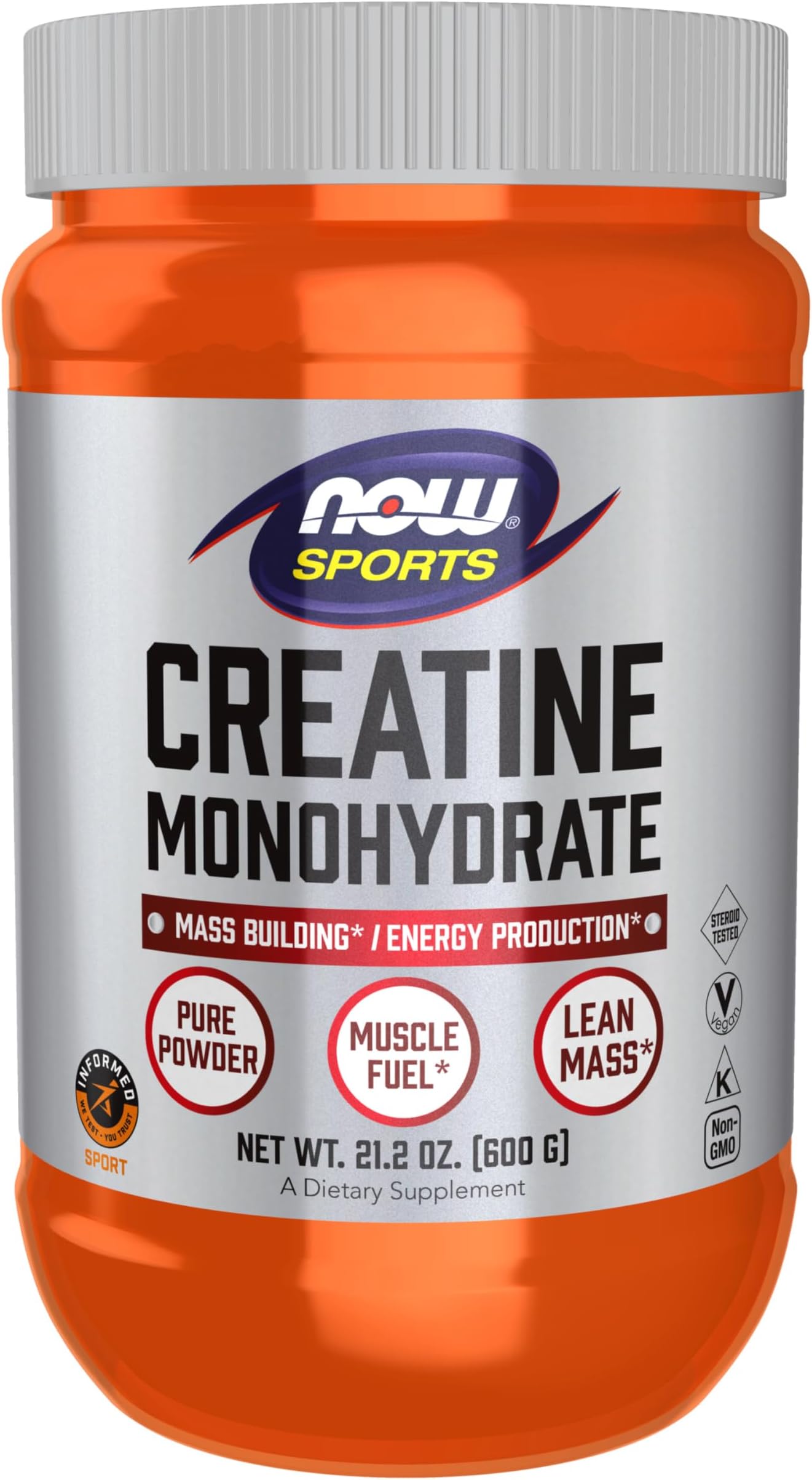 Now Sports Creatine Monohydrate 600 gr