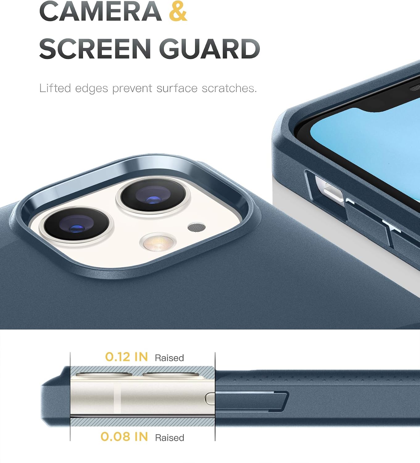MOBOSI Net Armor Compatible with iPhone 11 Case, Shockproof Durable Soft TPU Bumper Protective Drop Protection Phone Cover, Majolica Blue