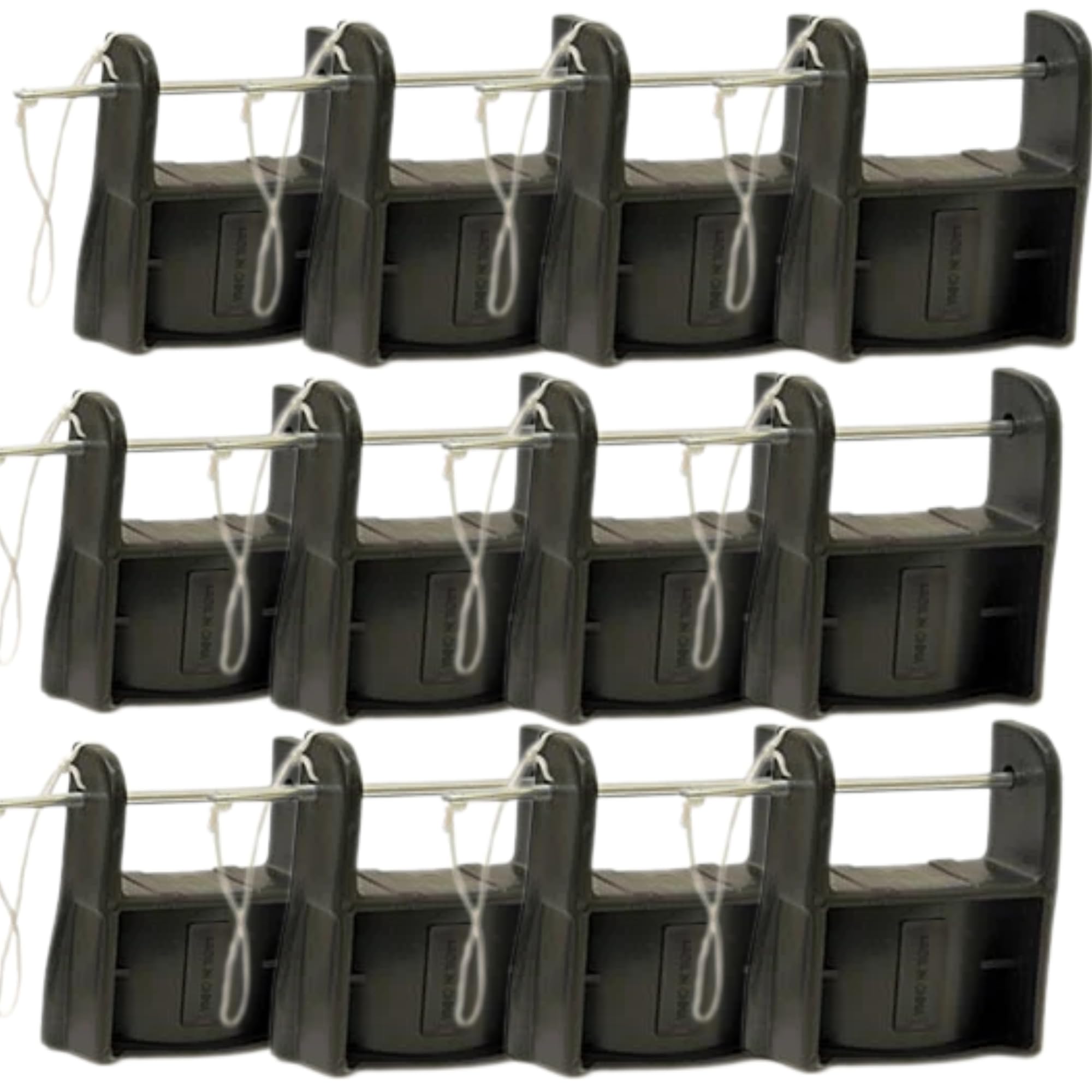 Jeffers Equine Plastic Training Jump Cups for Horses with Pins, Black – Heavy Duty Horse Jump Cups for Training, Arena Obstacles, Hunter Jumper, Equestrian Equipment, Riding Accessories, Pair, 6 Pack