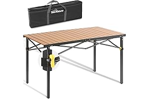 Foldable Aluminum Camping Dining Table for Outdoor