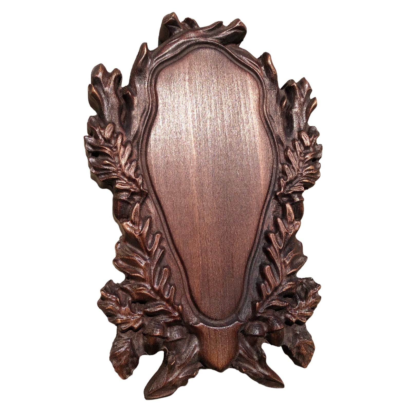 Trophy Shield - Tabla de madera de haya maciza para cazar trofeos de cornamenta como jabalí, ciervo, cabras (K3-43/20)
