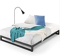 ZINUS Trisha Queen Metal Platform Bed Frame with Wood Slats - No Box Spring Needed, Easy Assembly, Low Profile
