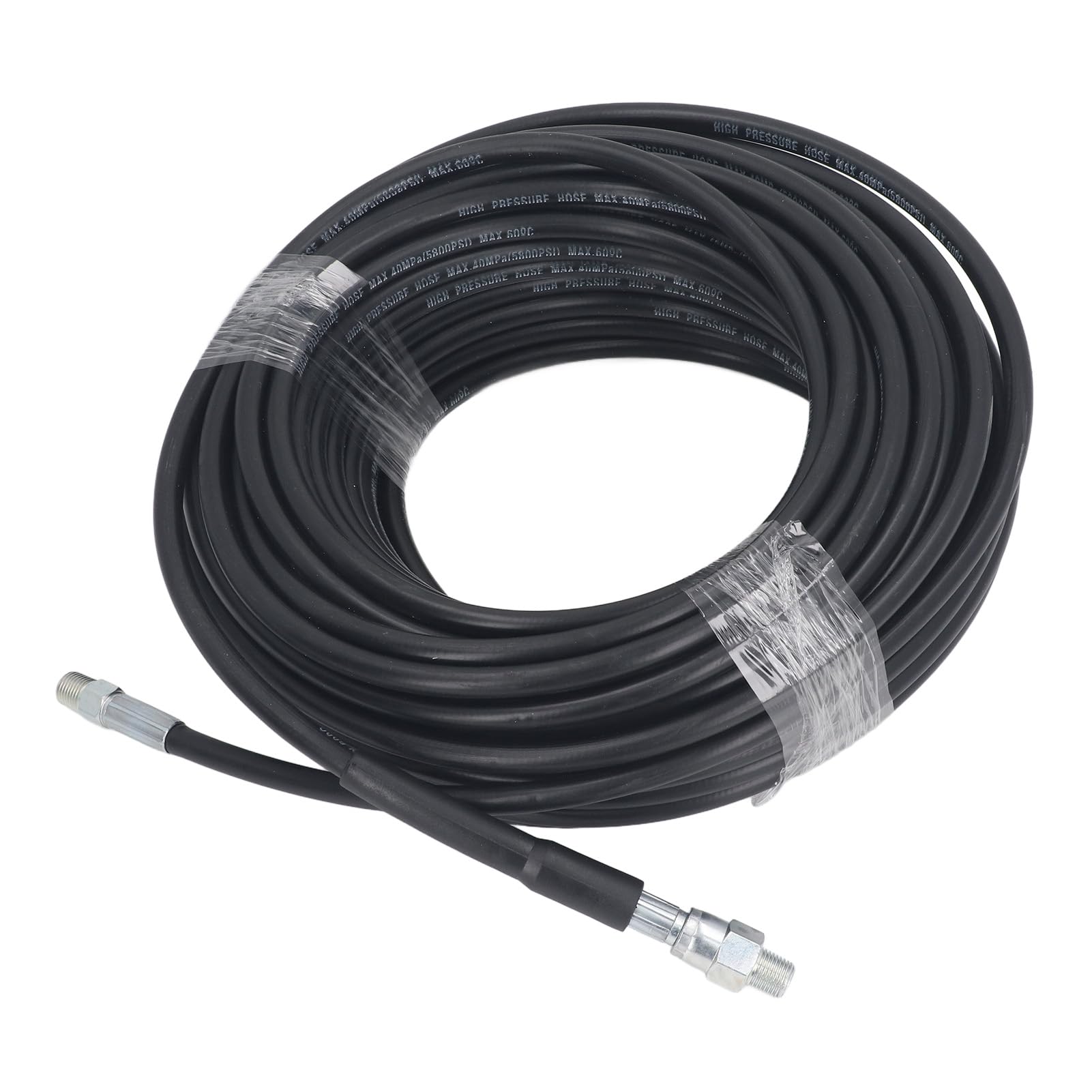 Generic Zestaw do Wysokociśnieniowego Czyszczenia ścieków 50Ft 5800PSI z Dyszami do Skutecznego Zestawu Czyszczenia Odpływów i Rur