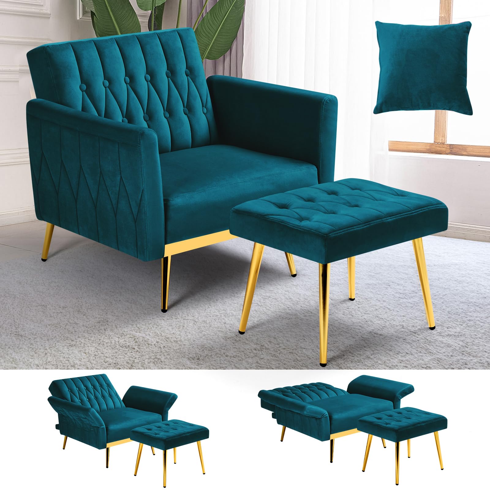 ACMEASE Velvet Chair