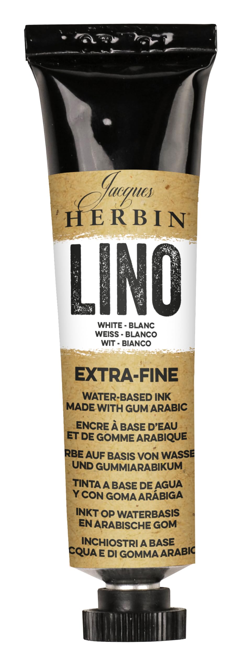 Jacques Herbin 80500T - Tube encre lino JH 35ml - Blanc