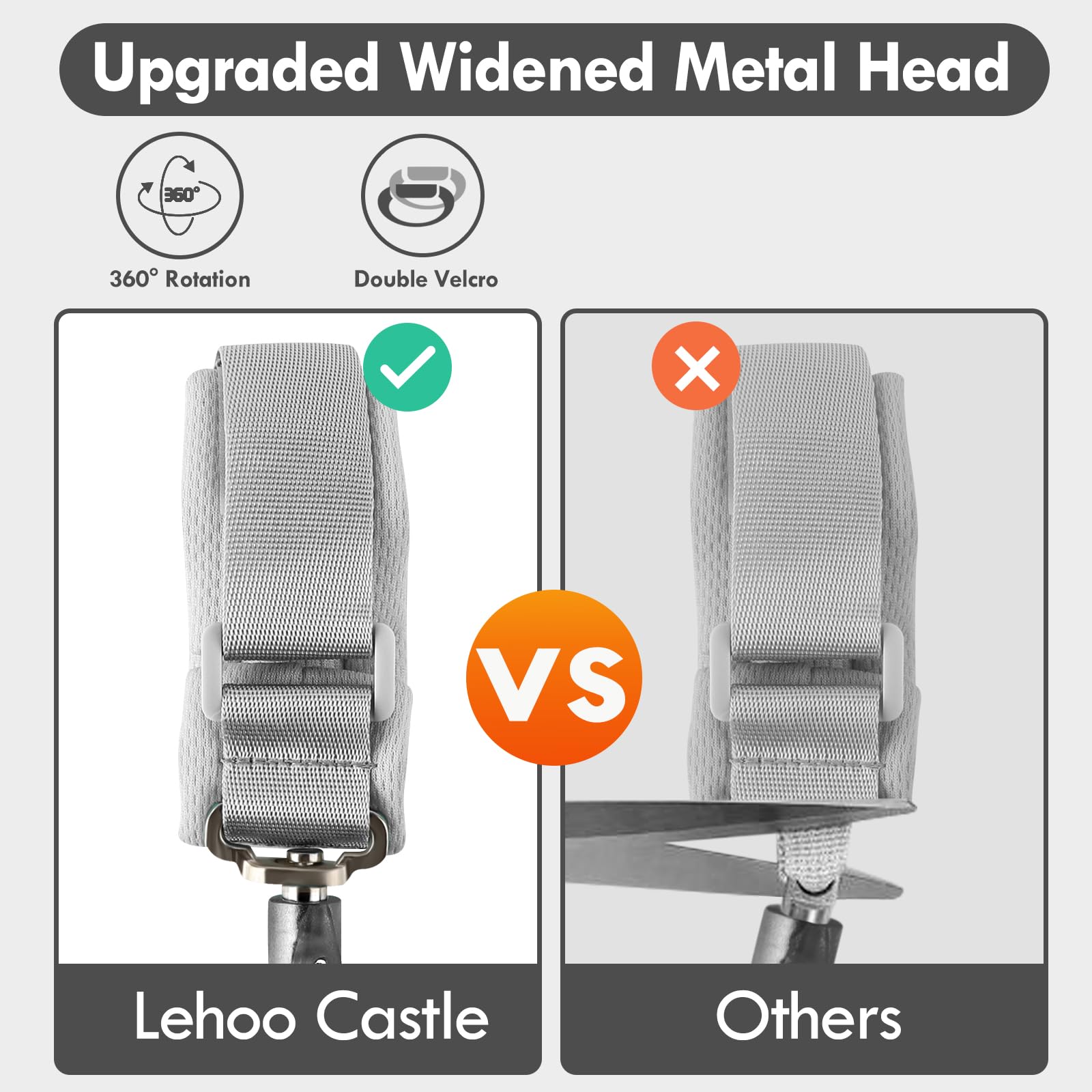 Lehoo Castle Anti Perdu Poignet Ceinture, Réglable Serrure à induction magnétique Laisse Enfant, 1.5M Harnais de Sécurité pour Enfant, Fonction de Fluorescence, Bébé Marcheur Bracelet(Gris)