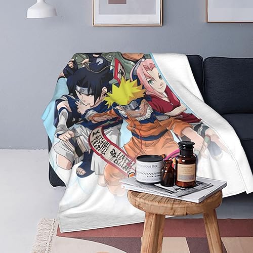 Manta de franela ligera con impresión 3D anime, manta de franela ultra suave y cálida para dormitorio, sofá, niños y adultos, 40 x 50 pulgadas